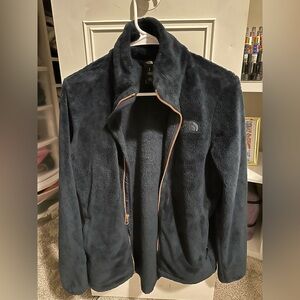 The North Face Women's Fleece Jacket - Navy Blue. Size small